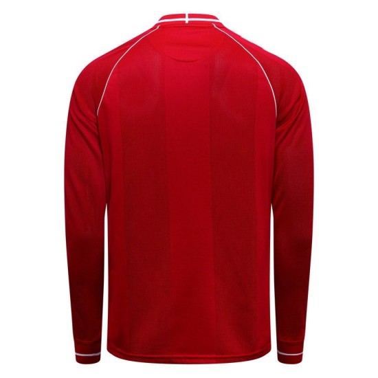 Camiseta Mundial 2026 Local Manga Larga Dinamarca Hombre Camiseta Mundial 2026 Local Manga Larga Dinamarca Hombre