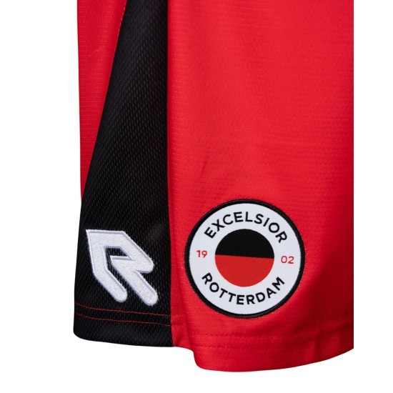 Pantalones Cortos de Local Excelsior Rotterdam 2026/27 - Rojos para Niño