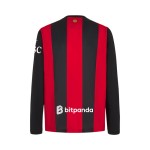 Camiseta de manga larga de local Milan 2026/27 para niños Camiseta de manga larga de local Milan 2026/27 para niños