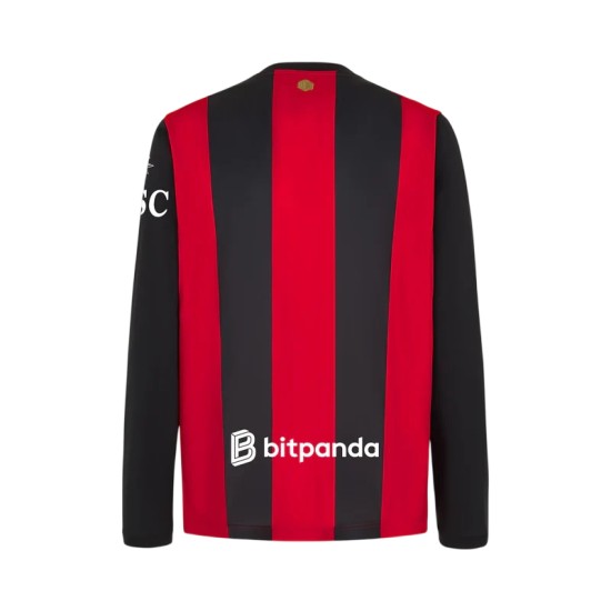 Camiseta de manga larga de local Milan 2026/27 para niños Camiseta de manga larga de local Milan 2026/27 para niños
