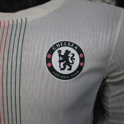 Hombre Chelsea 2025/26 Camiseta de Visitante Manga Larga