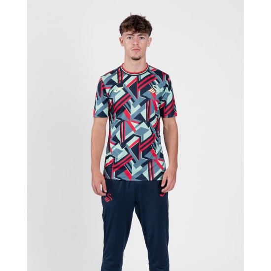 Hombre Swansea City 2025/26 Tercera Camiseta de Calentamiento