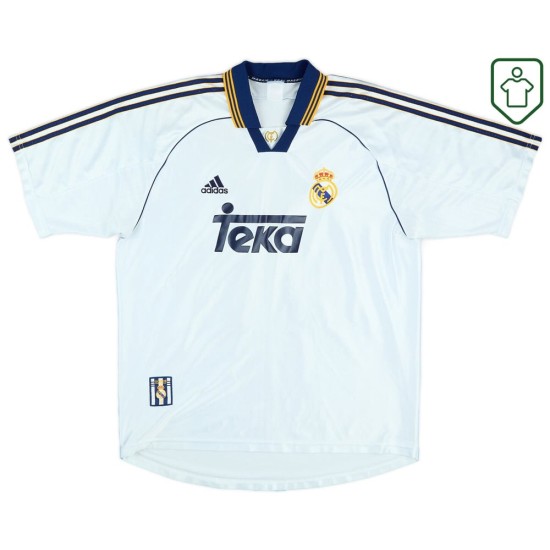 Hombre Camiseta retro local Real Madrid 1998/00 Raúl #7