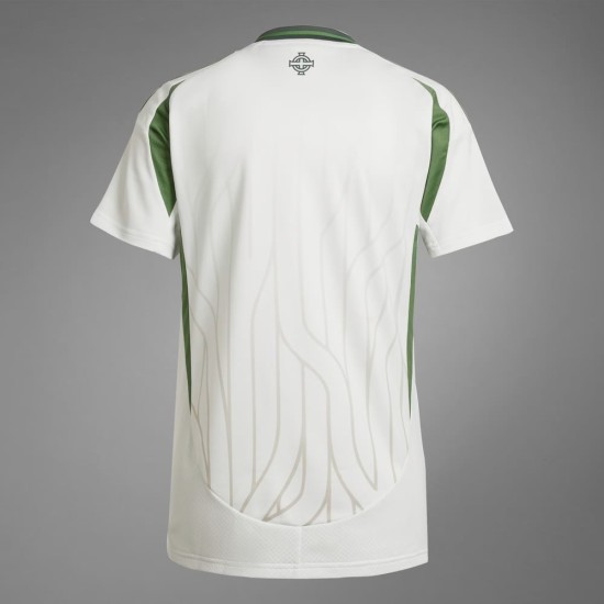 Camiseta Away del Equipo Femenino de Irlanda del Norte 2025 para Niño