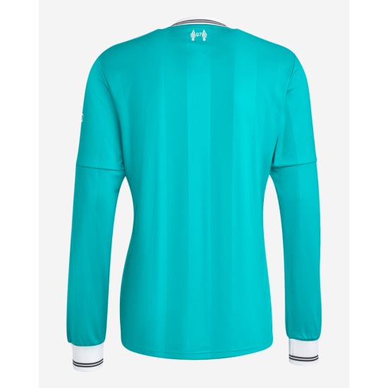 Camiseta Tercera Liverpool 2025/26 Manga Larga Niño