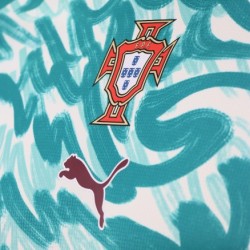 Remera pre partido tercera Portugal 2026 verde hombre