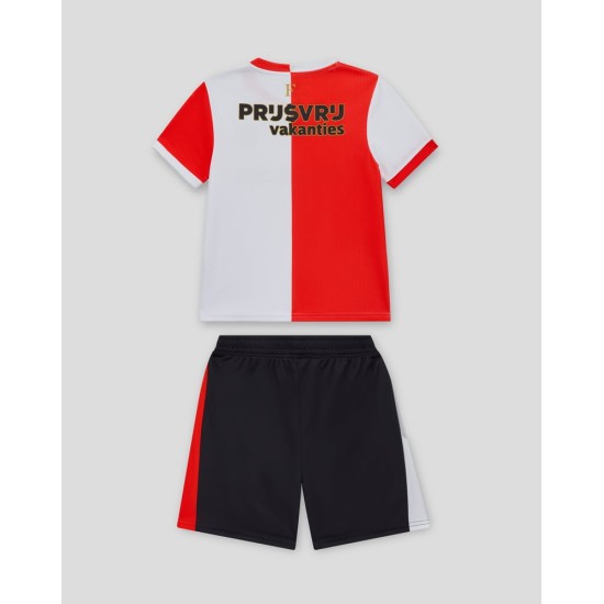 Kit local Feyenoord 2025/26 para niño
