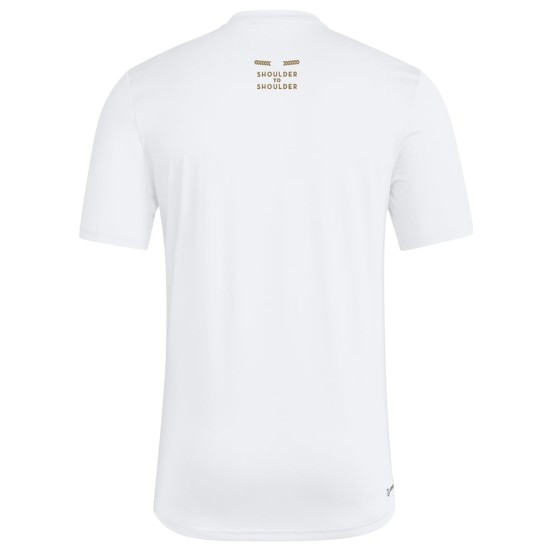 Camiseta Hook AEROREADY Tercera Mujer Los Angeles FC 2025 - Blanca
