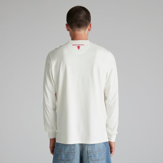 Camiseta Retro Inspirada en 1909 de Manga Larga Manchester United Infantil