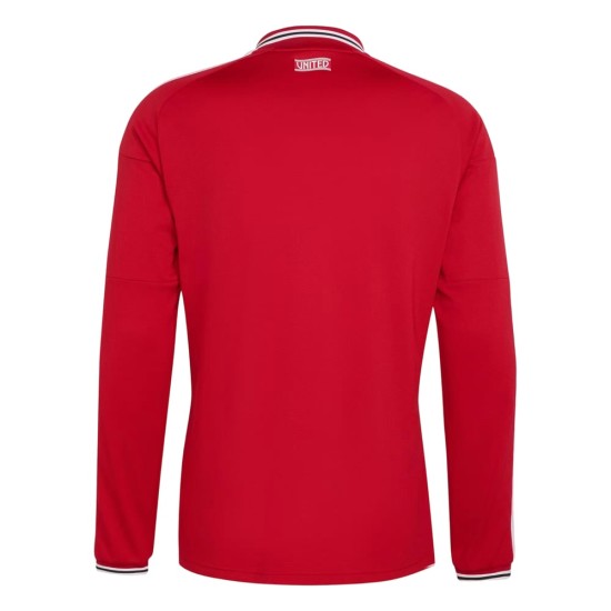 Camiseta Local Infantil de Manga Larga Manchester United 2026/27 Camiseta Local Infantil de Manga Larga Manchester United 2026/27