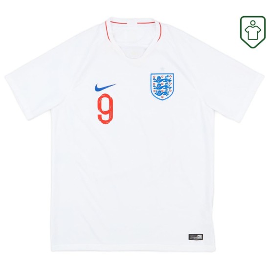 Camiseta retro local Inglaterra 2018/19 para hombre Kane #9 Camiseta retro local Inglaterra 2018/19 para hombre Kane #9