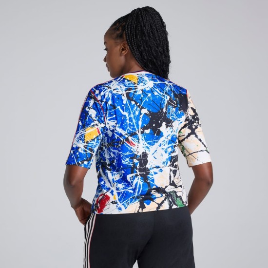 Camiseta Stone Roses Manchester United 2025/26 para mujer