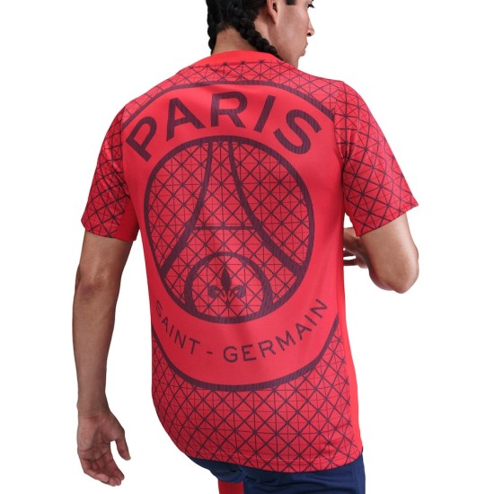 Mujer Camiseta pre-partido tercera PSG 2025/26 - Roja
