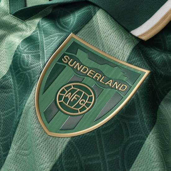 Hombre Sunderland 2025/26 Tercera Camiseta Día de San Patricio