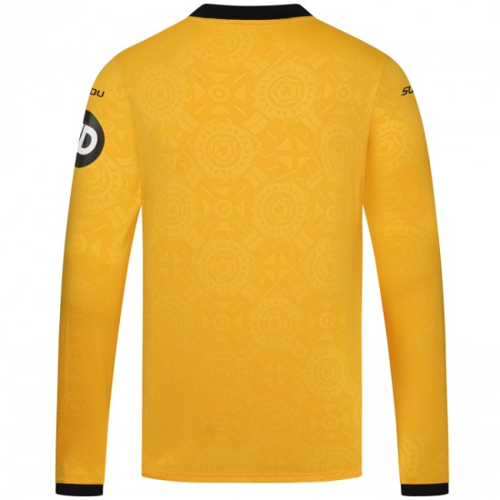 Camiseta de Manga Larga Local 2025/26 Wolverhampton Wanderers Hombre