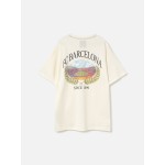 Camiseta Retro Spotify Camp Nou FC Barcelona para Mujer