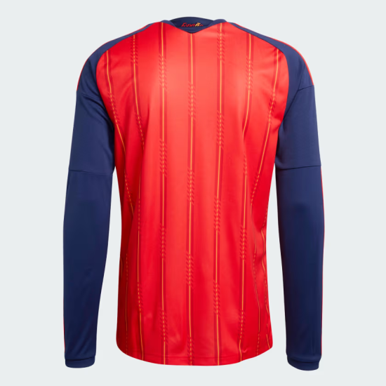 Camiseta de manga larga local de la Copa del Mundo 2026 de España para hombre
