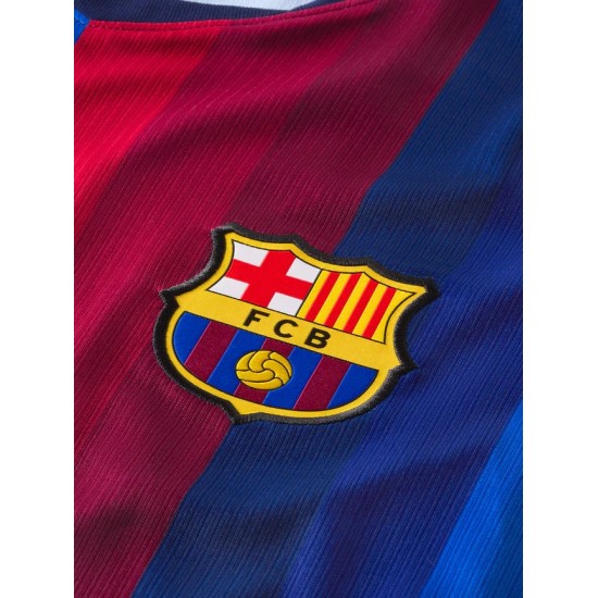 Camiseta de manga larga de local 2026/27 infantil del FC Barcelona