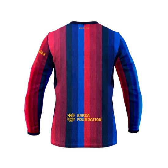 Camiseta de manga larga de local 2026/27 infantil del FC Barcelona