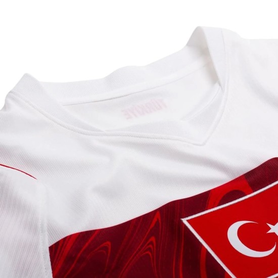 Camiseta Mundial 2026 Visitante Turquía Niño