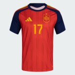 Camiseta Oficial Local España 2026 Hombre WILLIAMS JR. #17 Camiseta Oficial Local España 2026 Hombre WILLIAMS JR. #17