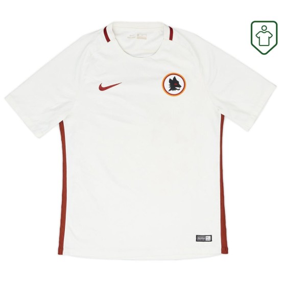Camiseta retro Roma 2016/17 visitante para hombre Džeko #9 Camiseta retro Roma 2016/17 visitante para hombre Džeko #9