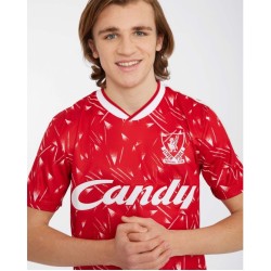 Camiseta Retro de Casa Candy 1989/91 Liverpool Infantil