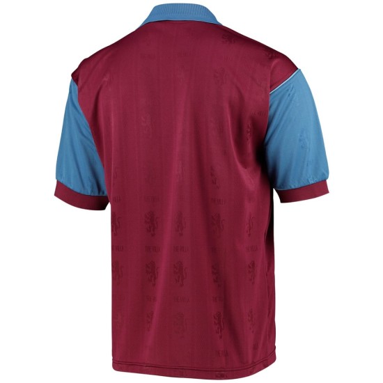 Camiseta Retro Local Aston Villa 1996 Hombre