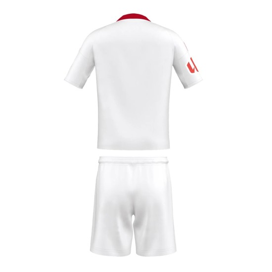 Kit local niño Sevilla FC 2025/26