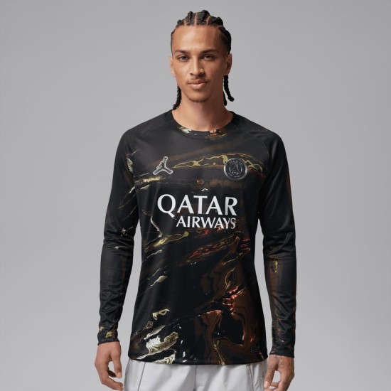 Mujer PSG 2025/26 Camiseta Jordan Night Edition de Manga Larga