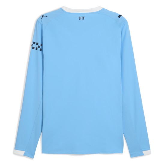 Camiseta Manga Larga Local Manchester City 2025/26 Mujer