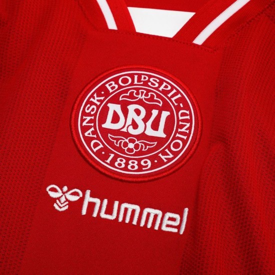 Camiseta Mundial 2026 Local Manga Larga Dinamarca Hombre Camiseta Mundial 2026 Local Manga Larga Dinamarca Hombre