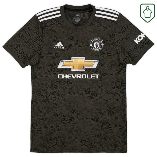 Camiseta retro visitante hombre Manchester United 2020/21 B. Fernandes #18