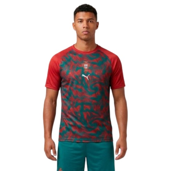 Remera pre partido tercera Portugal 2026 rojo niño Remera pre partido tercera Portugal 2026 rojo niño