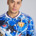 Camiseta de manga larga Stone Roses Manchester United 2025/26 para niño