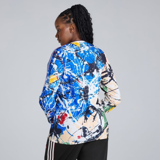 Camiseta de manga larga Stone Roses Manchester United 2025/26 para mujer