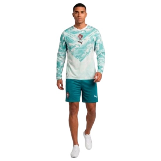Remera manga larga de visitante Portugal 2026 Copa del Mundo niño Remera manga larga de visitante Portugal 2026 Copa del Mundo niño