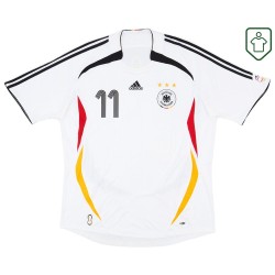 Camiseta retro local Alemania 2005/07 para hombre Klose #11