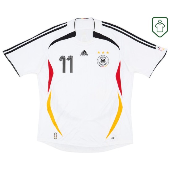 Camiseta retro local Alemania 2005/07 para hombre Klose #11