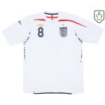 Camiseta retro local Inglaterra 2007/09 para hombre Lampard #8