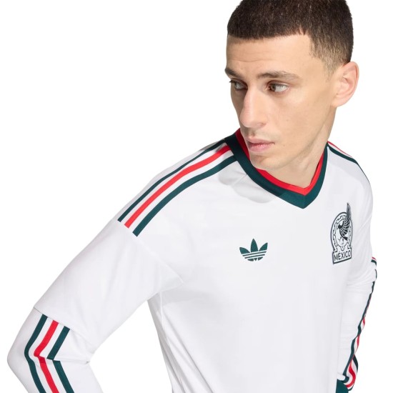 Camiseta Mundial 2026 Visitante Manga Larga México Niño