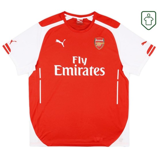 Camiseta retro local hombre Arsenal 2014/15 Arteta #8