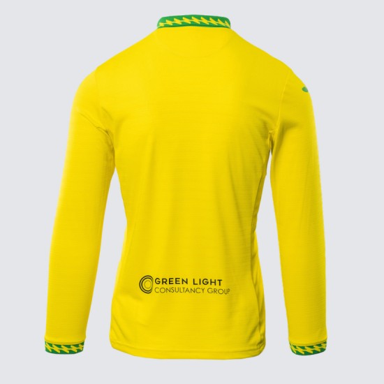 Camiseta Local de Manga Larga Mujer Norwich City 2025/26