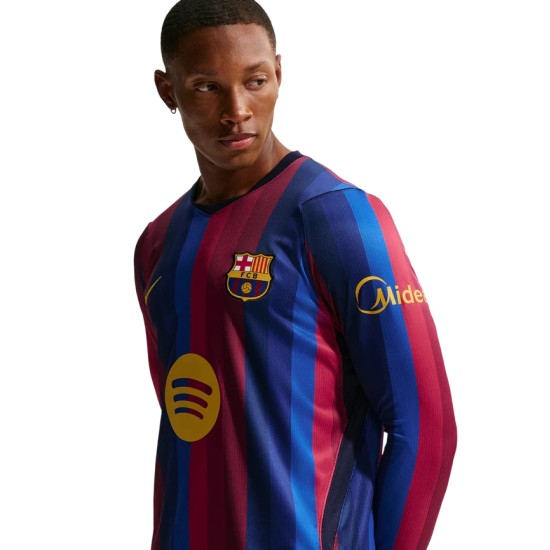 Camiseta de manga larga de local 2026/27 infantil del FC Barcelona