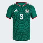 Camiseta Oficial Local México 2026 Mujer RAÚL #9