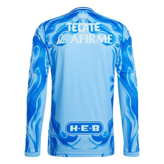 Camiseta visitante manga larga Tigres UANL 2025/26 para mujer