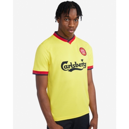 Camiseta retro visitante Liverpool 1997/98 de hombre