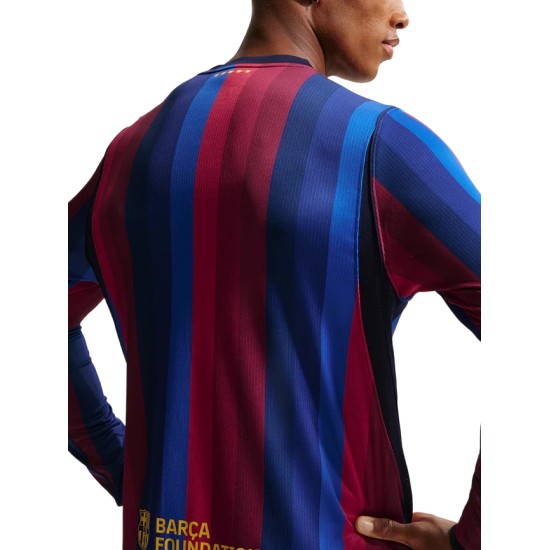 Camiseta de manga larga de local 2026/27 infantil del FC Barcelona