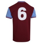Camiseta Retro Local West Ham United 1966 #6 Hombre Camiseta Retro Local West Ham United 1966 #6 Hombre