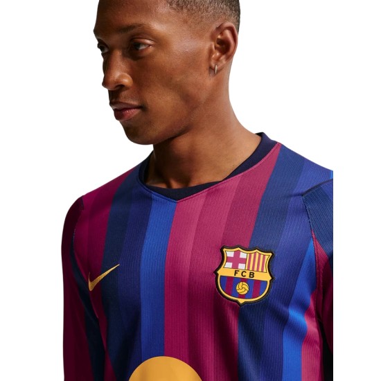 Camiseta de manga larga de local 2026/27 infantil del FC Barcelona